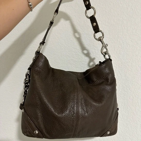 Coach Carly Brown Leather Bag - Picture 17 of 17